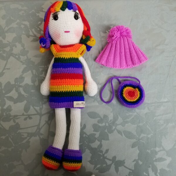 Isla Crocheted Doll | The Eclectic Chic Boutique