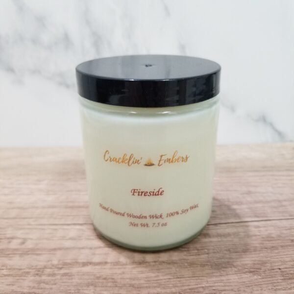 Fireside Soy Wax Wood Wick Candle | The Eclectic Chic Boutique