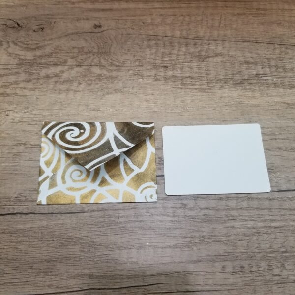 Abstract Hand Printed 3x4 Mini Gift Greeting Card | The Eclectic Chic Boutique