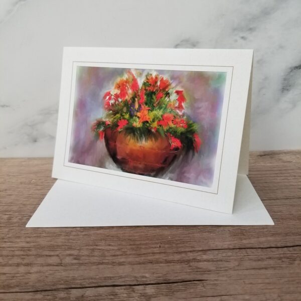 Painterly Flower Pot Greeting Card | The Eclectic Chic Boutique