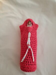 Mango Crochet Wine Bottle Bag, Yolanda's Creations