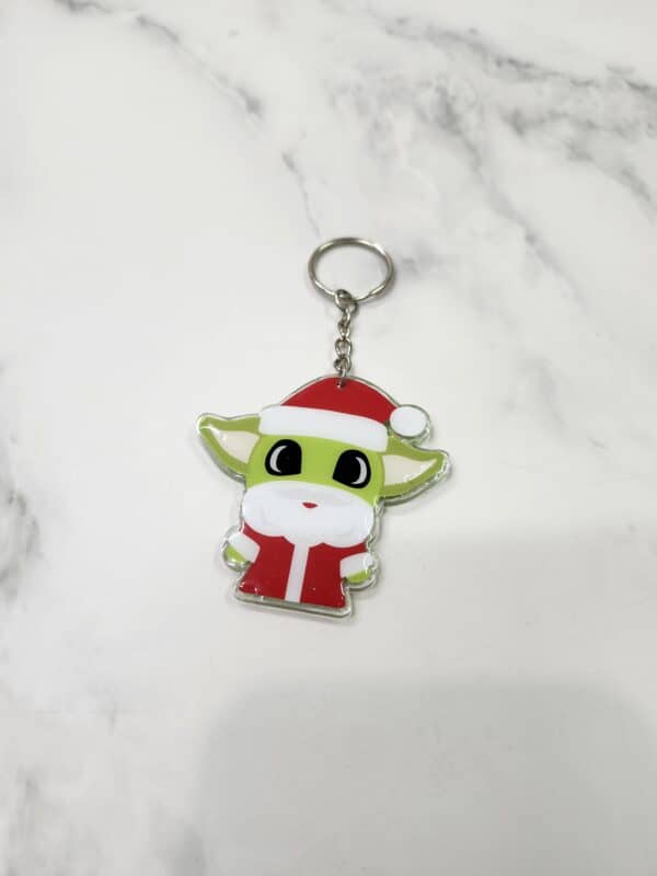 Baby Santa Alien Keychain & Ornament