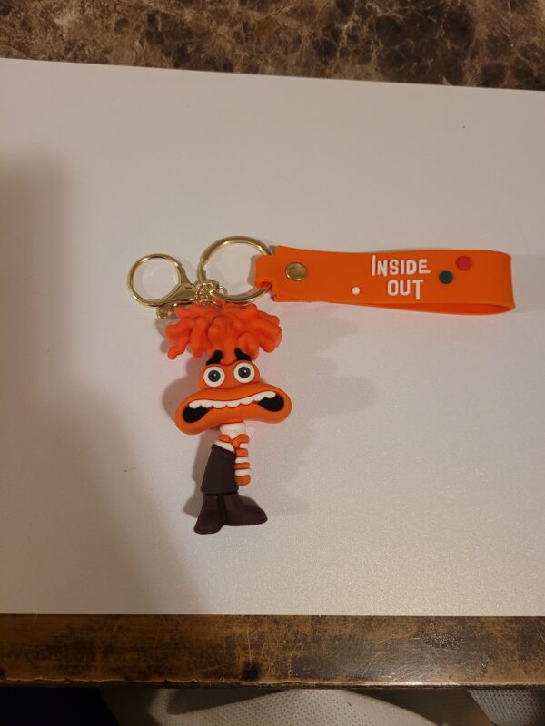 Anxious Cartoon Character Keychain - Image 3