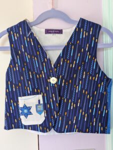 Hanukkah Vest Size 5T