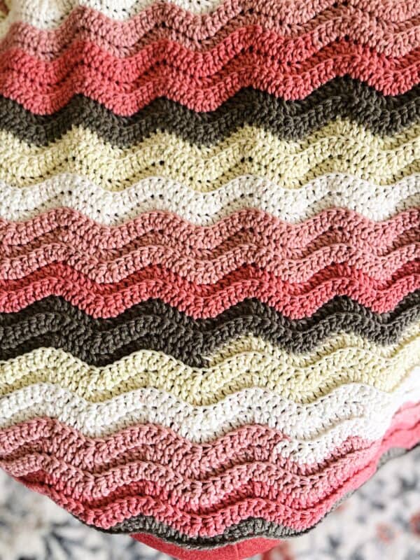 Ripple Throw Blanket Pattern