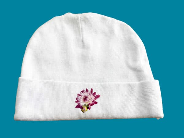 Infant floral hat - Image 3