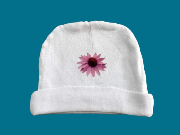 Infant floral hat - Image 4