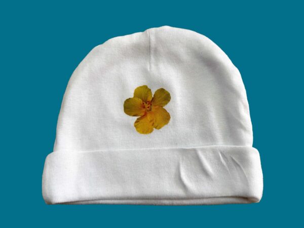 Infant floral hat - Image 5