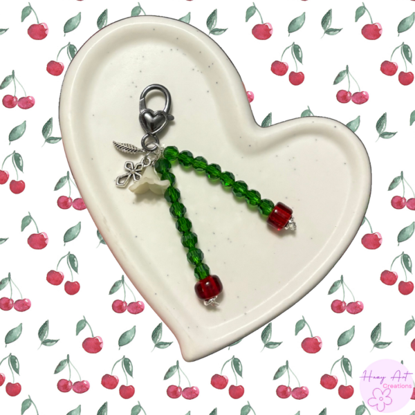 Cherry Bag Charm