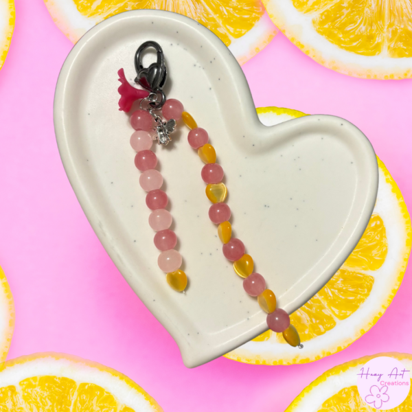 Pink Lemonade Bag Charm