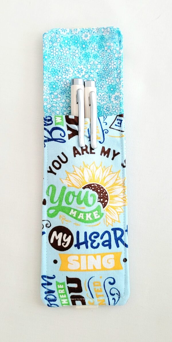 Pen/Pencil Holder Bookmark - Blue, You Are My Sunshine - Image 5