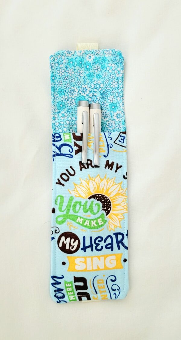 Pen/Pencil Holder Bookmark - Blue, You Are My Sunshine - Image 4