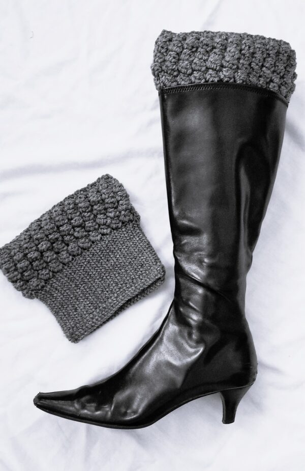 Boot Cuffs / Boot Toppers - Grey