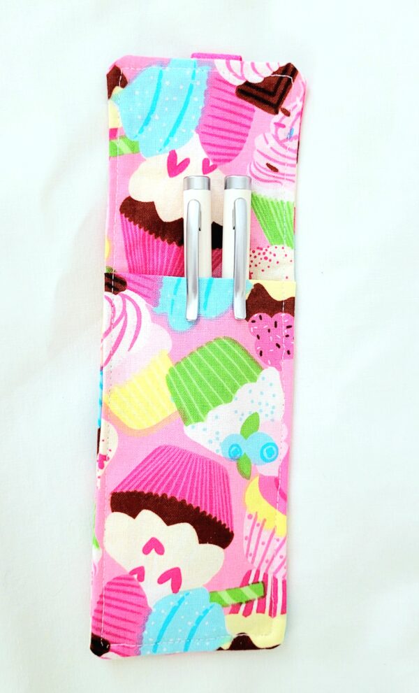 Pen/Pencil Holder Bookmark - Pink, Cupcakes - Image 3