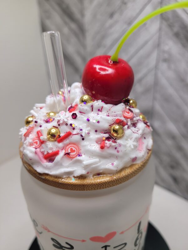 Whipped Topper Heart & Love Libby Jar - Image 5