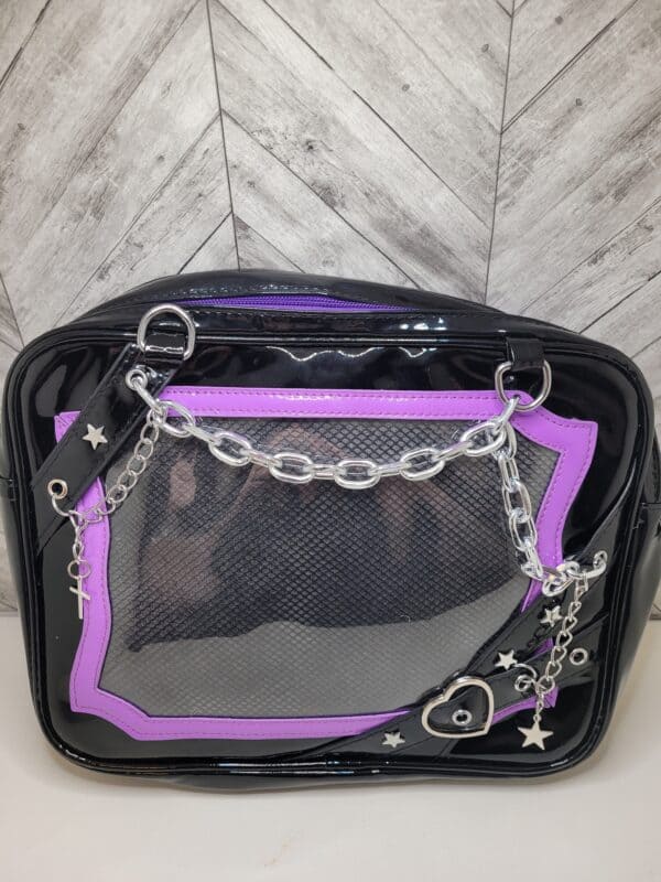 90s Faux Shiny Leather Ita Bag