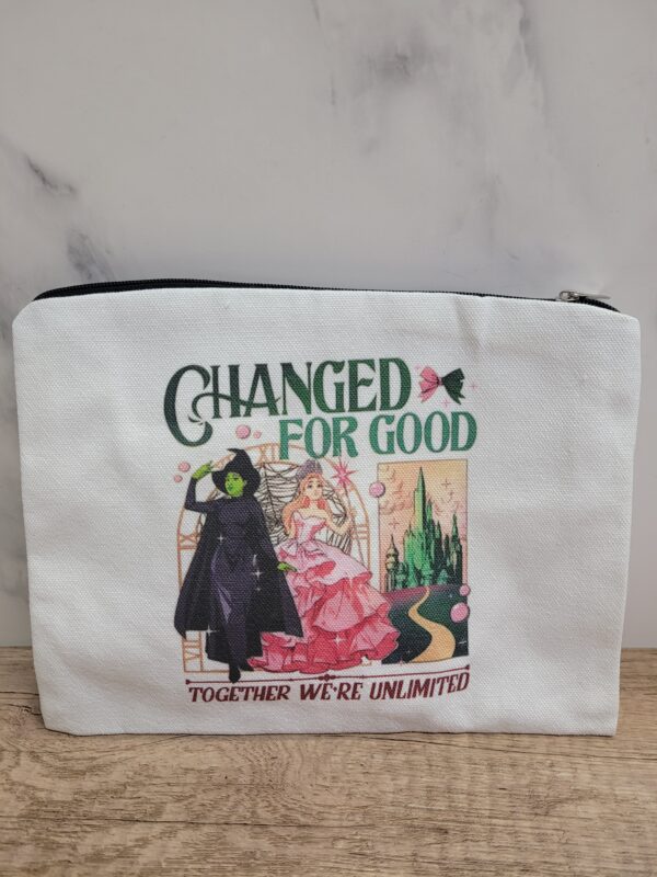 Wicked Together We're Unlimited Makeup/Tote Bag