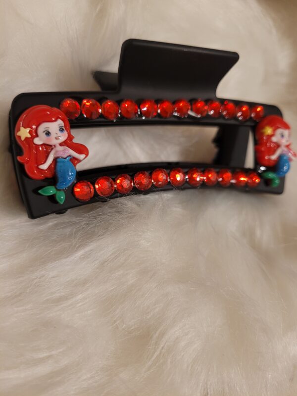 Ariel & Snow White Rhinestone Hair Clip