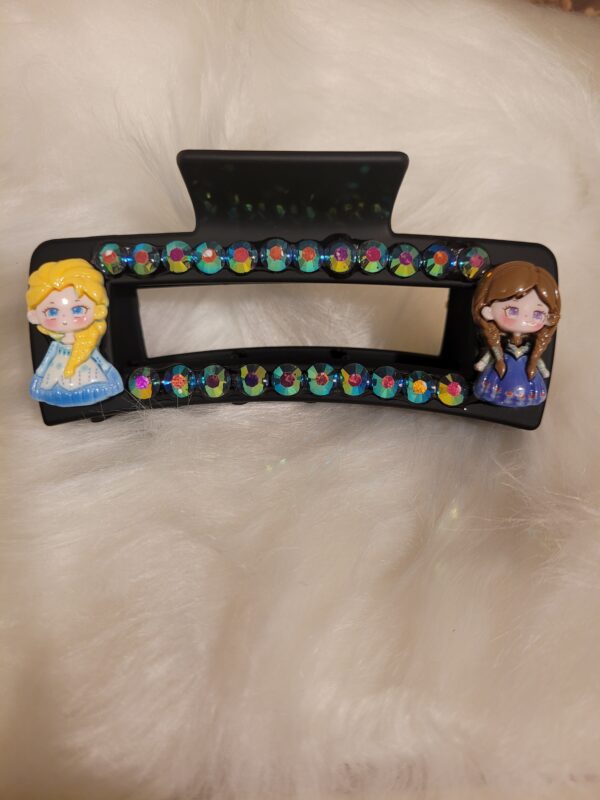 Elsa & Anna Rhinestone Hair Clip - Image 4