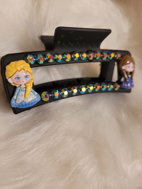 Elsa & Anna Rhinestone Hair Clip - Image 3