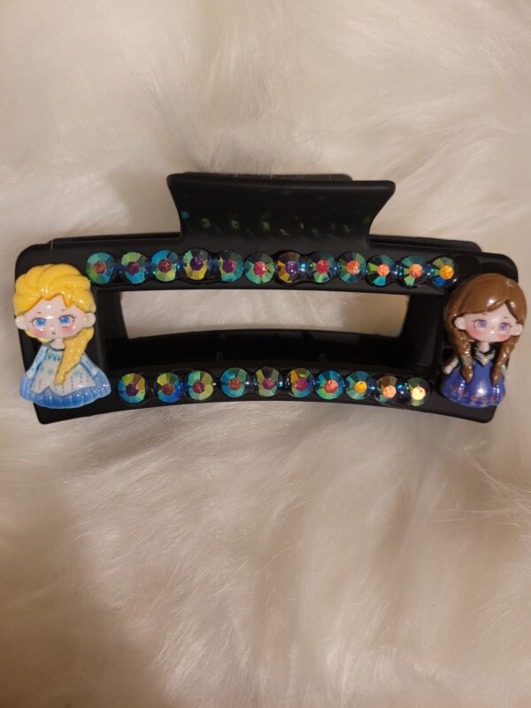 Elsa & Anna Rhinestone Hair Clip