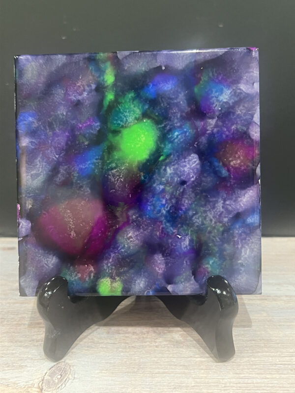 Handcrafted Alcohol ink Colorful Coasters - Image 7