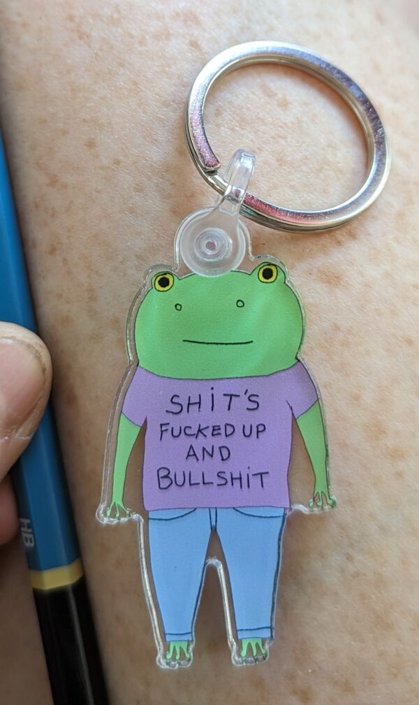 Frog keychain