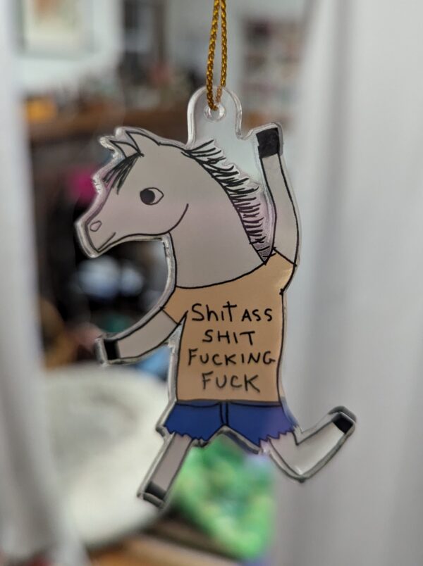 Sweary Horse Ornament