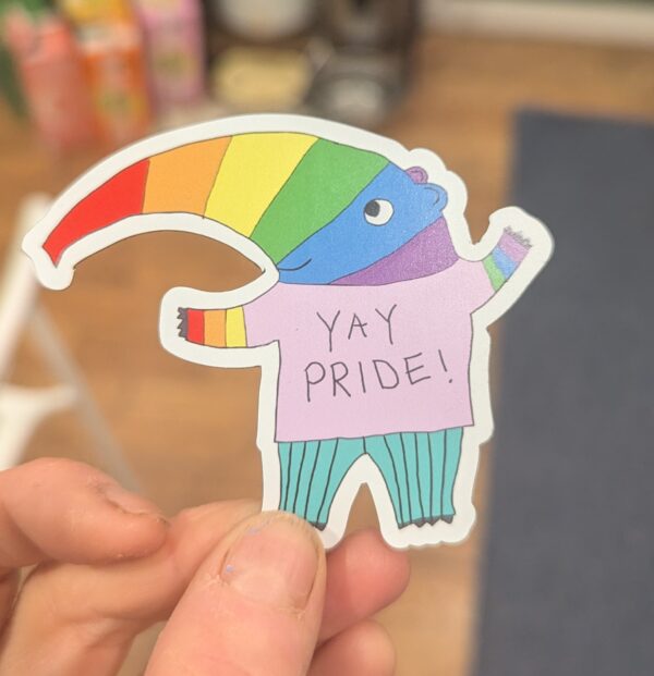 Pride anteater magnet