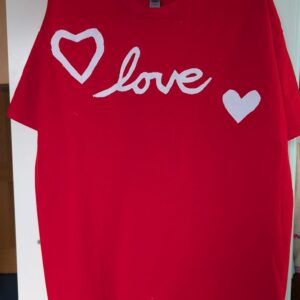 Valentine's t-shirt, size Adult X L