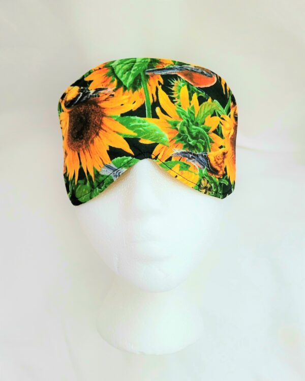 Sleeping Mask, Eye Mask - Sunflowers