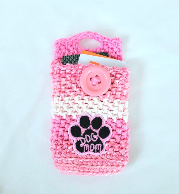 Gift Card Holder - Pink Smoothie, Dog Mom Patch - Image 2