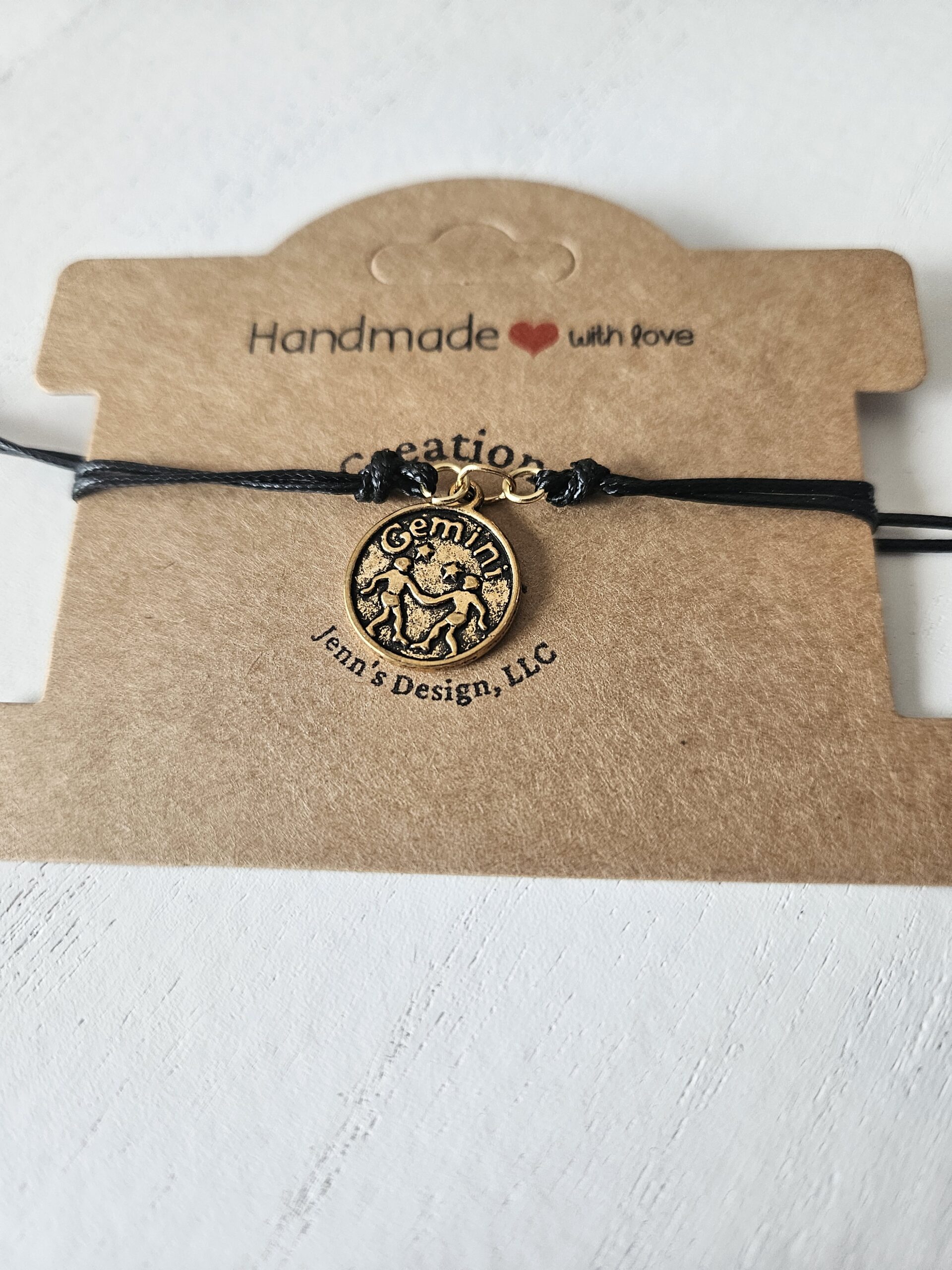 Zodiac Gemini adjustable bracelet 2