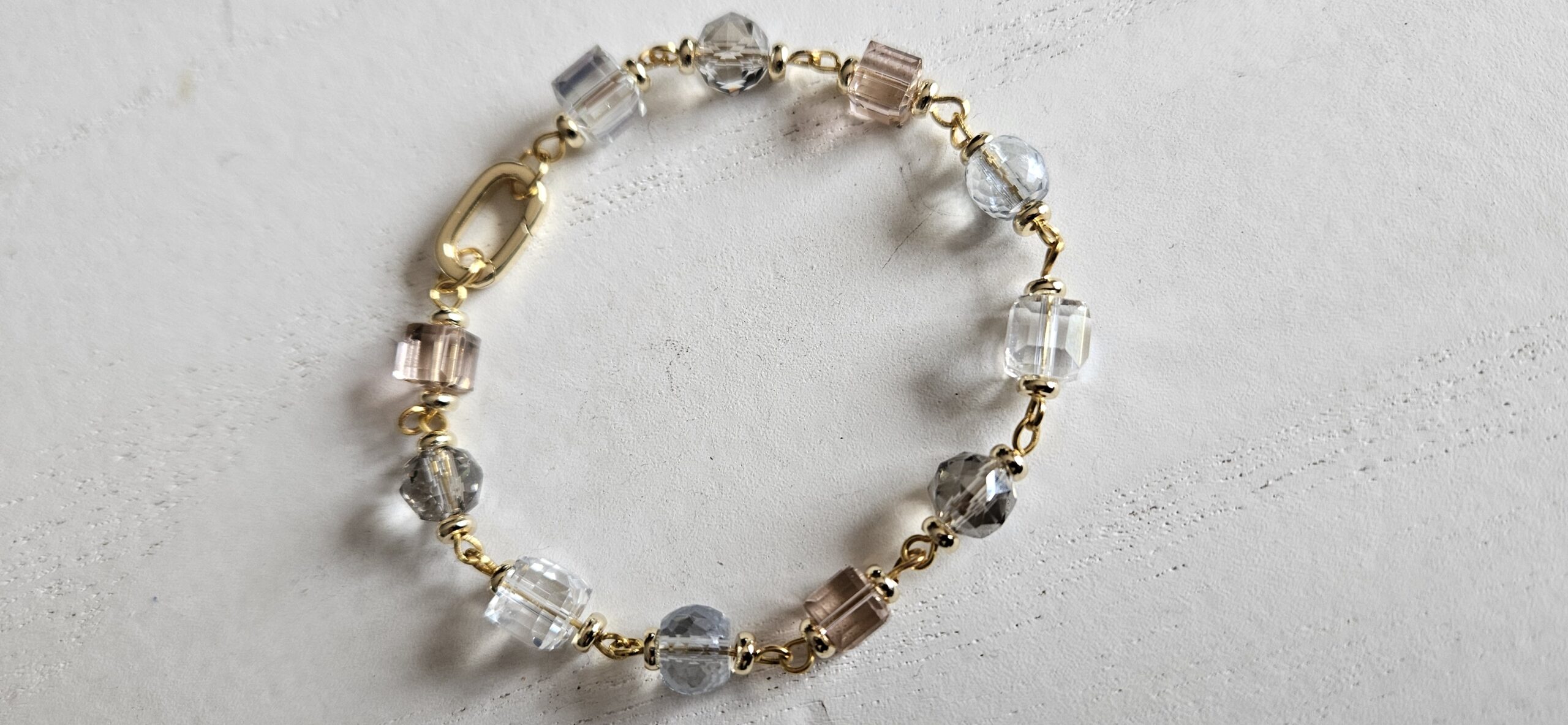 Swaroski and glass bead mixed 3