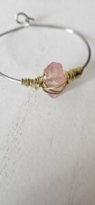 Pink Stone Bangle 1