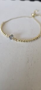 Crystal Bead Adjustable Bracelet 1
