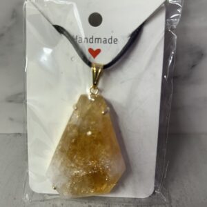 Polished Citrine Pendant