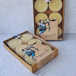 Unscented Beeswax Tealights_6pk