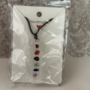 Selenite 7 Chakra Necklace