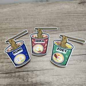 Ramyeon Ramen Noodle Cup Vinyl Stickers