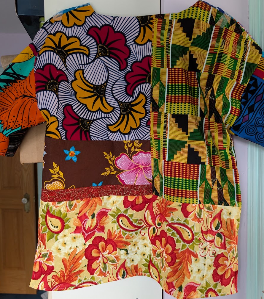 Adult Bold Print Blouse