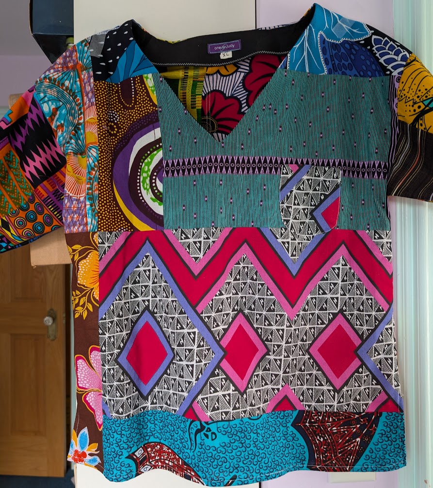 Adult Bold Print Blouse