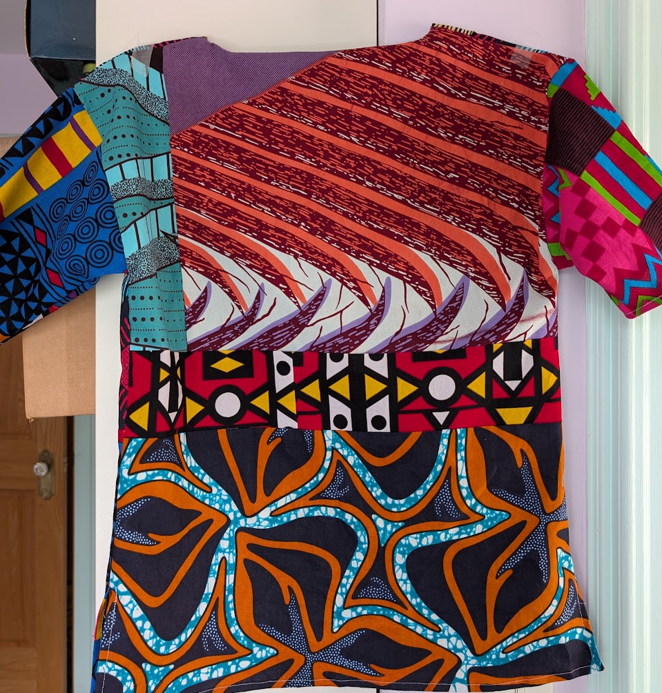 Bold Print Adult Blouse