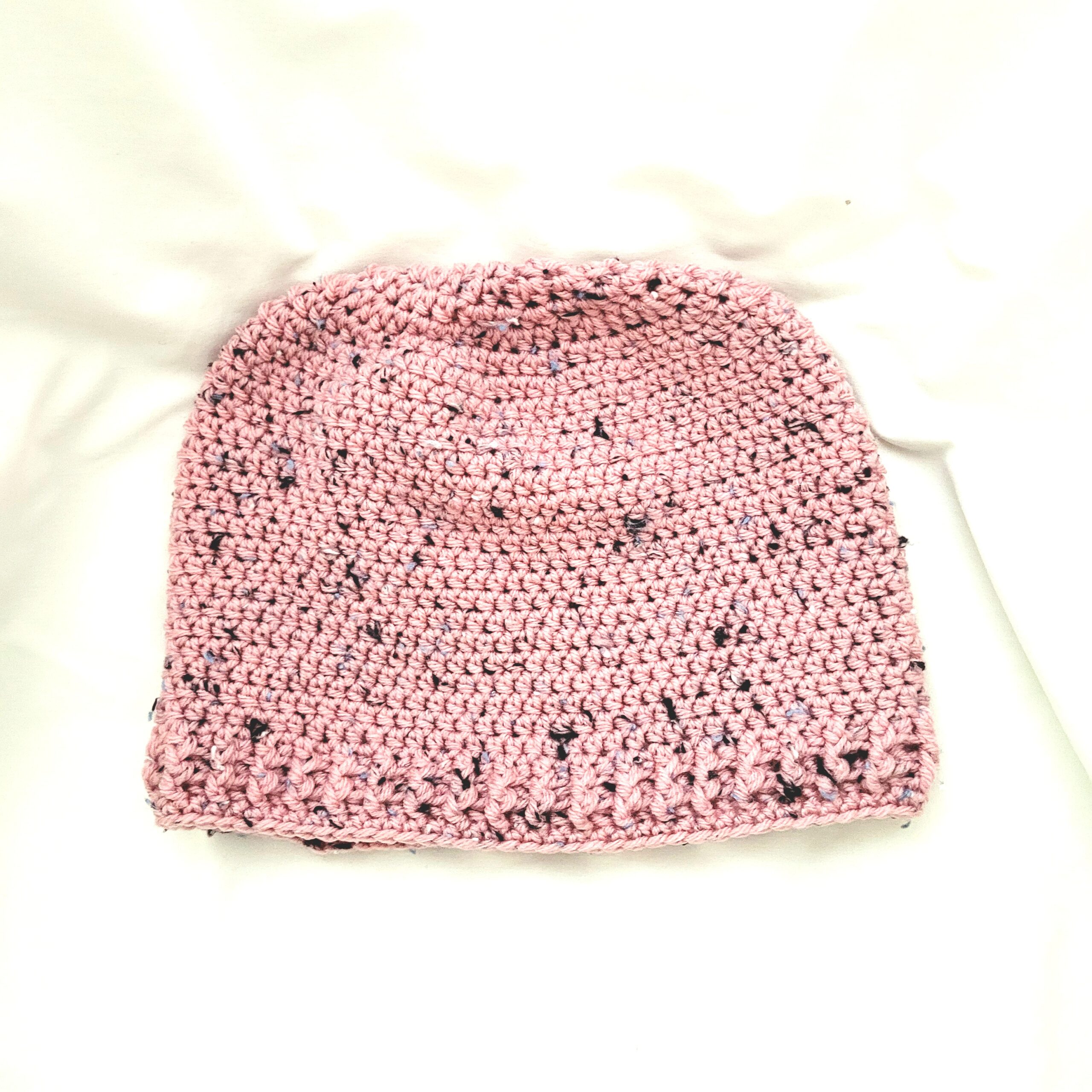 Hat - Crochet Unisex Hat - Rose Tweed - Image 3
