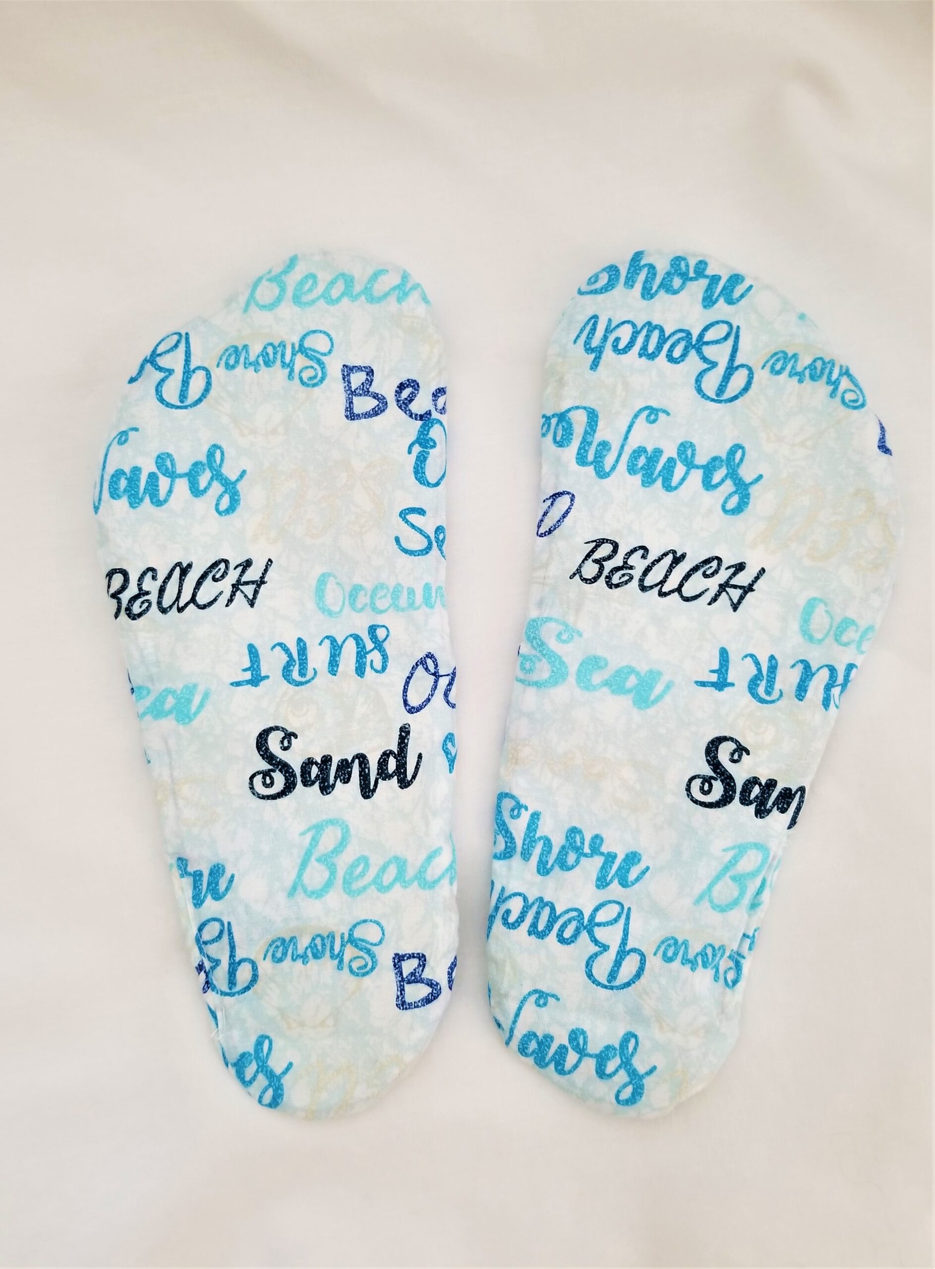 Crochet Slipper Socks - Zebra (size 8-9) - Image 8