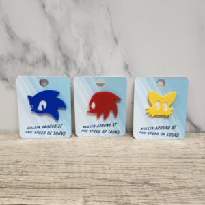 Rollin Around At The Speed of Sound 3D Printed Pins