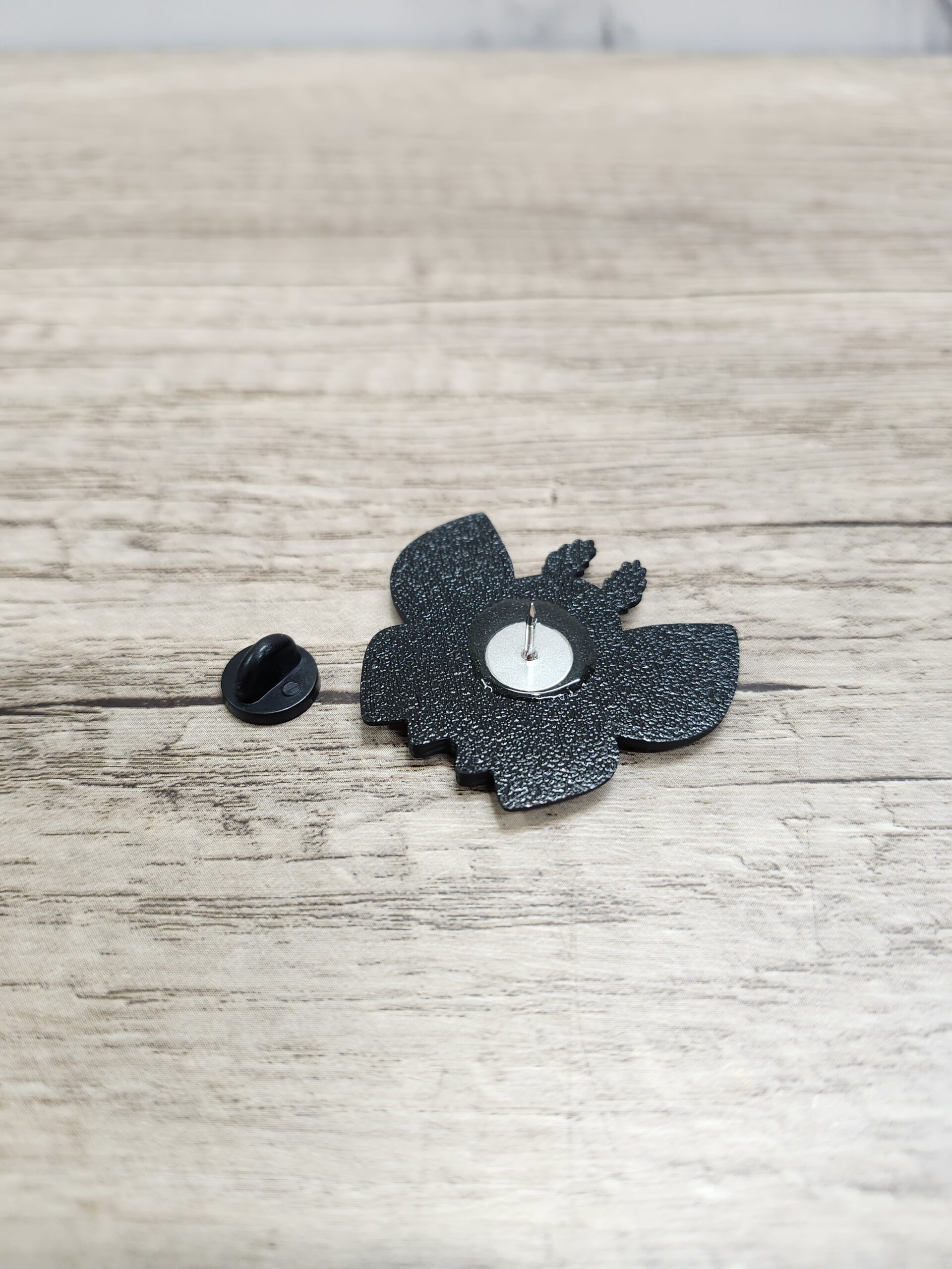 Mothman Cute Cryptid 3D Printed Pin - Image 2