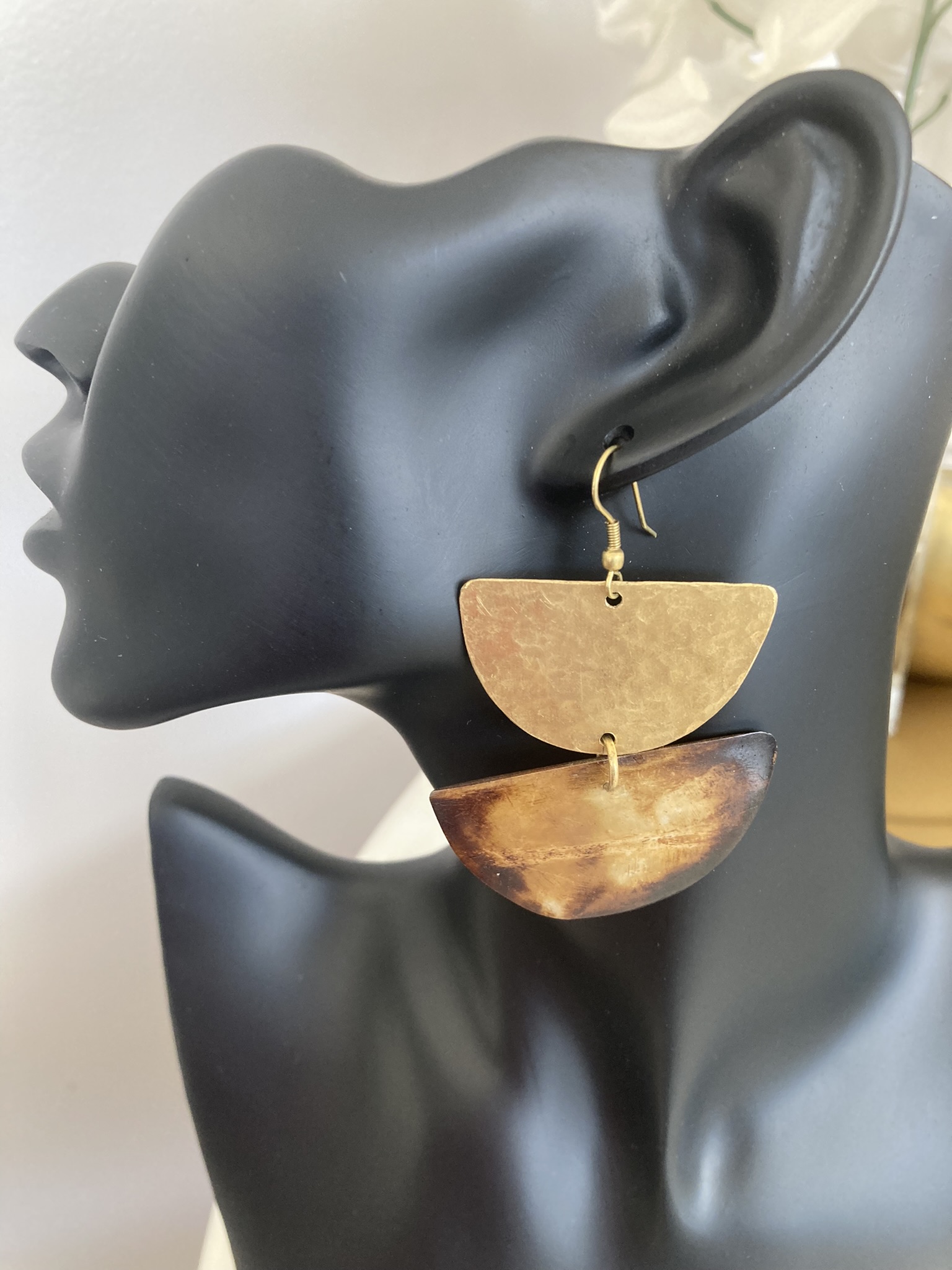 Golden Harmony Earrings - Image 3