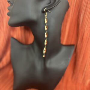 Golden Spiral Elegance Earrings