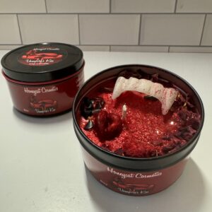 Vampire's Kiss tobacco, cognac rose soy candle